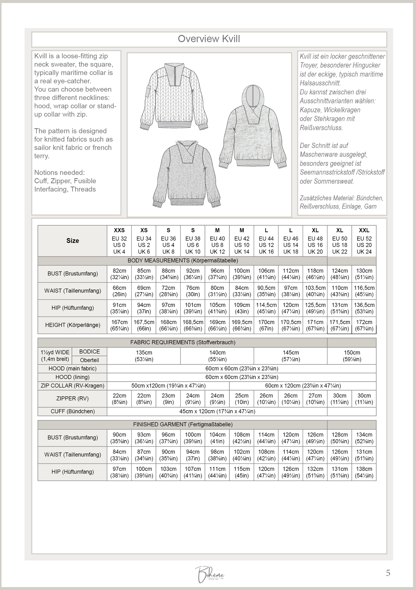 KVILL.troyer | Damen | 32-52
