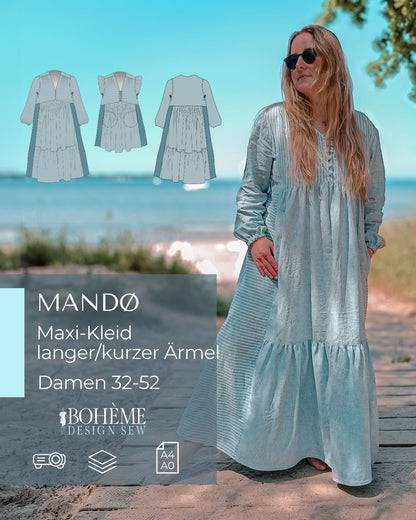 MANDØ.maxikleid | Damen | 32-52