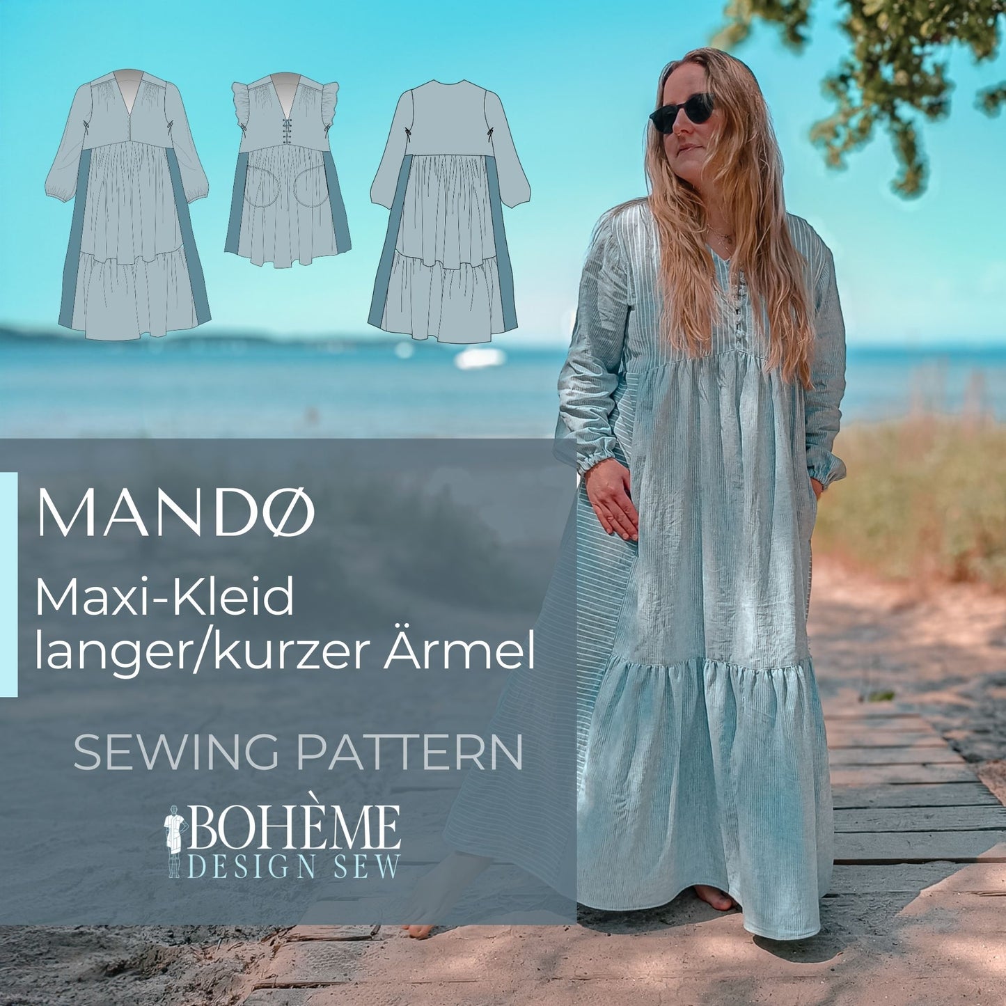 MANDØ.maxikleid | Damen | 32-52