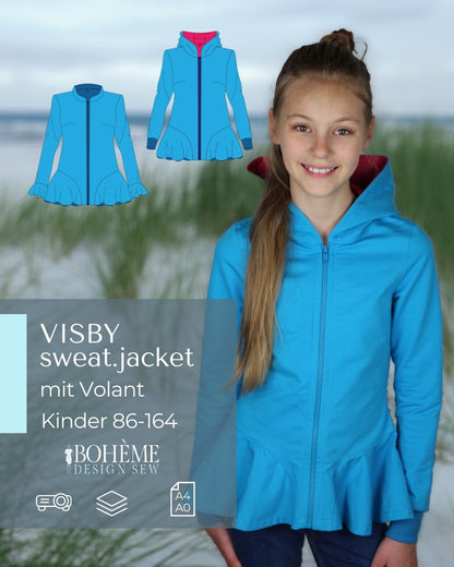 VISBY.sweatjacke | Kinder | 86-164