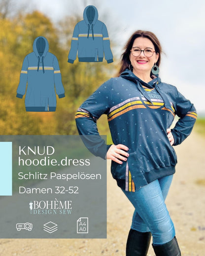 KNUD.hoodiekleid | Damen | 32-52