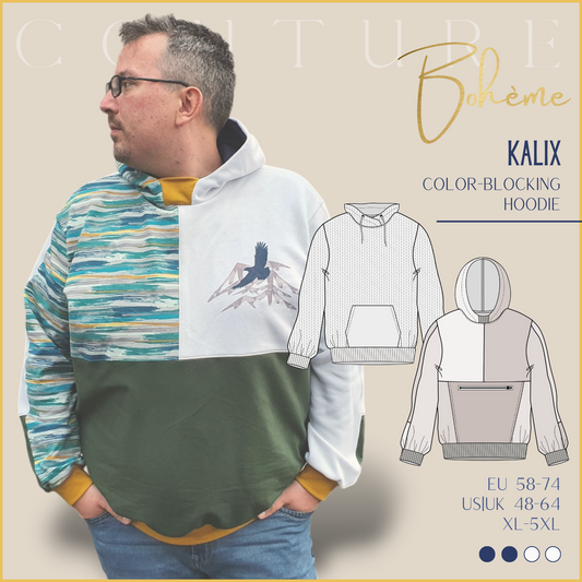 KALIX.hoodie | Man Plus | 58-74