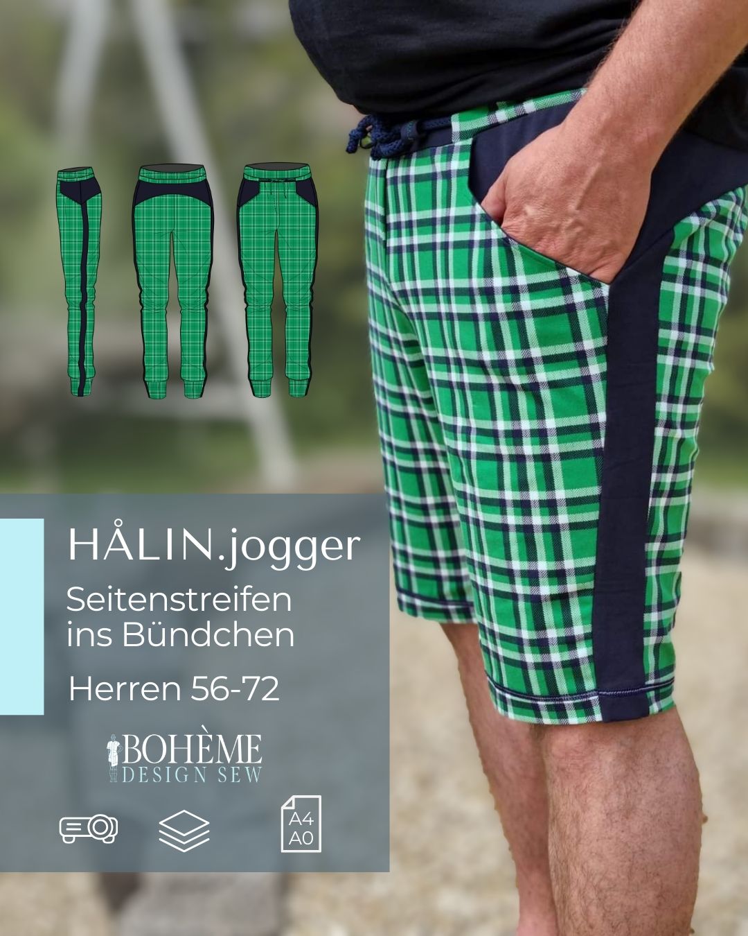 HÅLIN.jogger | Herren Plus | 56-72