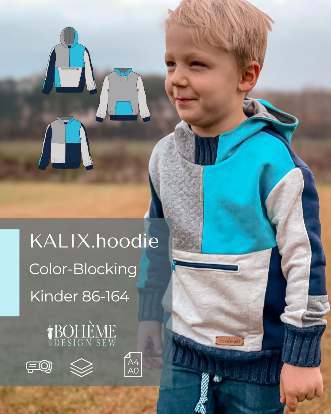 KALIX.hoodie | Kinder | 86-164