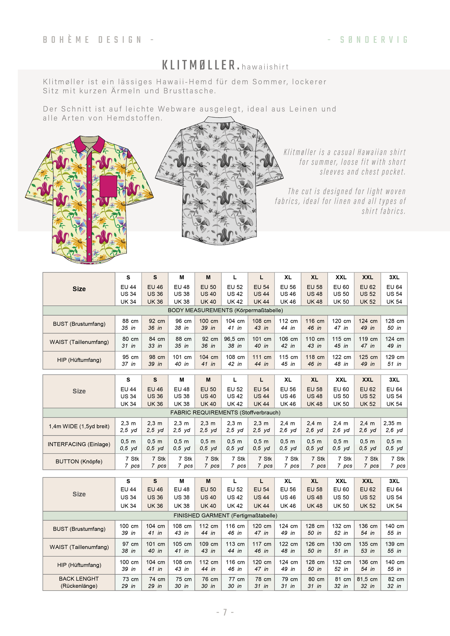 KLITMØLLER.hawaiishirt | Man | 44-64