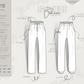 Paperbag Pants | Lyse W1204 | Woman EU32/US0/UK4 (XXS) - EU50/US18/UK22 (XL)