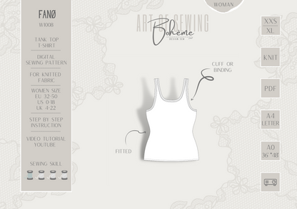 FANØ.tanktop | Damen | 32-50